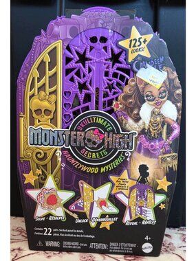 Monster High Skulltimate Secrets Hauntlywood Mysteries Doll, Clawdeen Wolf